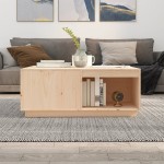 vidaXL Măsuță de cafea, 100x101x40,5 cm, lemn masiv de pin vidaXL Măsuță de cafea, 100x101x40,5 cm, lemn masiv de pin