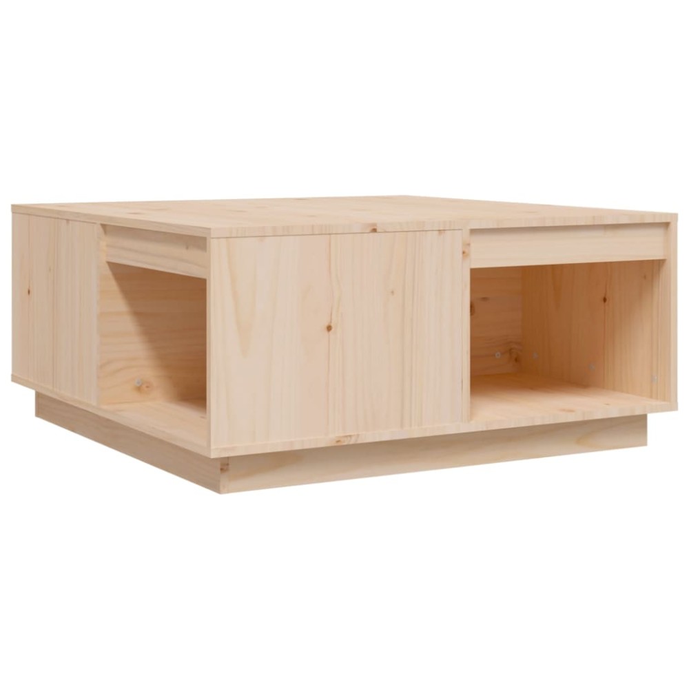 vidaXL Măsuță de cafea, 80x81x36,5 cm, lemn masiv de pin