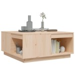 vidaXL Măsuță de cafea, 80x81x36,5 cm, lemn masiv de pin vidaXL Măsuță de cafea, 80x81x36,5 cm, lemn masiv de pin