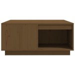 vidaXL Măsuță de cafea, maro miere, 80x81x36,5 cm, lemn masiv de pin
