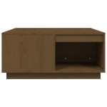 vidaXL Măsuță de cafea, maro miere, 80x81x36,5 cm, lemn masiv de pin