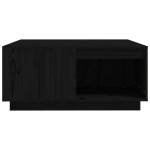 vidaXL Măsuță de cafea, negru, 80x81x36,5 cm, lemn masiv de pin vidaXL Măsuță de cafea, negru, 80x81x36,5 cm, lemn masiv de pin