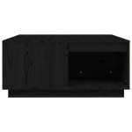 vidaXL Măsuță de cafea, negru, 80x81x36,5 cm, lemn masiv de pin vidaXL Măsuță de cafea, negru, 80x81x36,5 cm, lemn masiv de pin