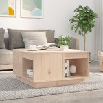 vidaXL Măsuță de cafea, 60x61x32,5 cm, lemn masiv de pin vidaXL Măsuță de cafea, 60x61x32,5 cm, lemn masiv de pin