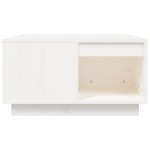 vidaXL Măsuță de cafea, alb, 60x61x32,5 cm, lemn masiv de pin