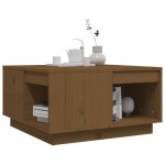 vidaXL Măsuță de cafea, maro miere, 60x61x32,5 cm, lemn masiv de pin vidaXL Măsuță de cafea, maro miere, 60x61x32,5 cm, lemn masiv de pin