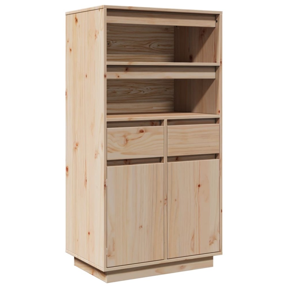 vidaXL Dulap înalt, 60x40x116,5 cm, lemn masiv de pin