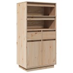 vidaXL Dulap înalt, 60x40x116,5 cm, lemn masiv de pin vidaXL Dulap înalt, 60x40x116,5 cm, lemn masiv de pin