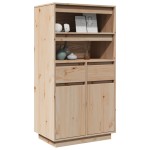 vidaXL Dulap înalt, 60x40x116,5 cm, lemn masiv de pin vidaXL Dulap înalt, 60x40x116,5 cm, lemn masiv de pin