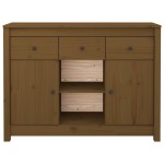 vidaXL Servantă, maro miere, 100x35x74,5 cm, lemn masiv de pin vidaXL Servantă, maro miere, 100x35x74,5 cm, lemn masiv de pin