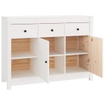 vidaXL Servantă, alb, 100x35x74 cm, lemn masiv de pin vidaXL Servantă, alb, 100x35x74 cm, lemn masiv de pin