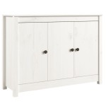 vidaXL Servantă, alb, 100x35x74 cm, lemn masiv de pin vidaXL Servantă, alb, 100x35x74 cm, lemn masiv de pin