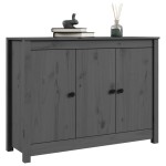 vidaXL Servantă, gri, 100x35x74 cm, lemn masiv de pin vidaXL Servantă, gri, 100x35x74 cm, lemn masiv de pin