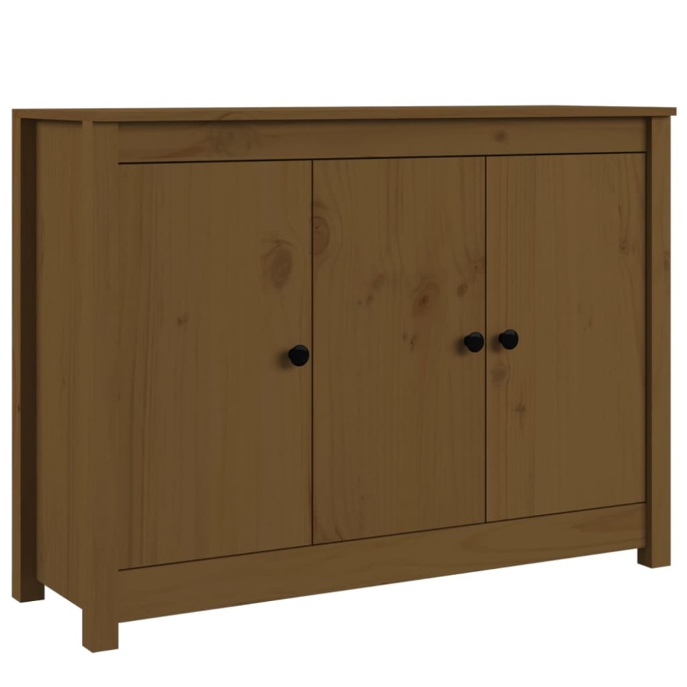 vidaXL Servantă, maro miere, 100x35x74 cm, lemn masiv de pin