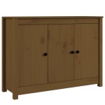 vidaXL Servantă, maro miere, 100x35x74 cm, lemn masiv de pin