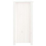 vidaXL Servantă, alb, 100x35x74 cm, lemn masiv de pin