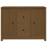 vidaXL Servantă, maro miere, 100x35x74 cm, lemn masiv de pin