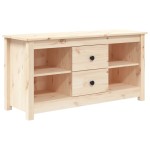 vidaXL Comodă TV, 103x36,5x52 cm, lemn masiv de pin