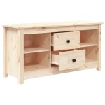 vidaXL Comodă TV, 103x36,5x52 cm, lemn masiv de pin