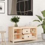 vidaXL Comodă TV, 103x36,5x52 cm, lemn masiv de pin