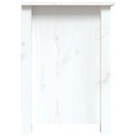 vidaXL Comodă TV, alb, 103x36,5x52 cm, lemn masiv de pin