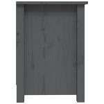 vidaXL Comodă TV, gri, 103x36,5x52 cm, lemn masiv de pin vidaXL Comodă TV, gri, 103x36,5x52 cm, lemn masiv de pin
