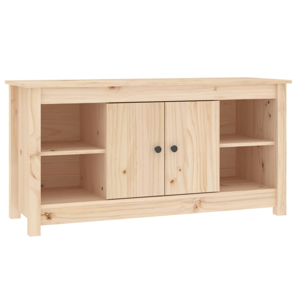vidaXL Comodă TV, 103x36,5x52 cm, lemn masiv de pin