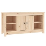 vidaXL Comodă TV, 103x36,5x52 cm, lemn masiv de pin