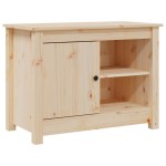 vidaXL Comodă TV, 70x36,5x52 cm, lemn masiv de pin