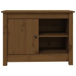 vidaXL Comodă TV, maro miere, 70x36,5x52 cm, lemn masiv de pin vidaXL Comodă TV, maro miere, 70x36,5x52 cm, lemn masiv de pin
