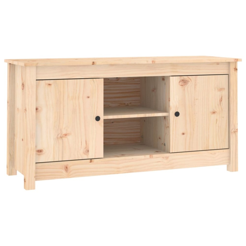 vidaXL Comodă TV, 103x36,5x52 cm, lemn masiv de pin