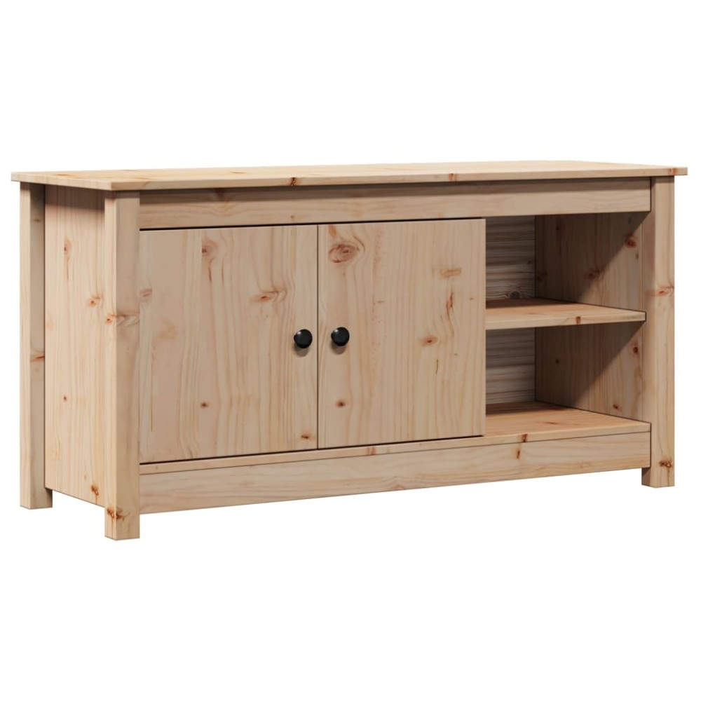 vidaXL Comodă TV, 103x36,5x52 cm, lemn masiv de pin