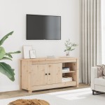 vidaXL Comodă TV, 103x36,5x52 cm, lemn masiv de pin vidaXL Comodă TV, 103x36,5x52 cm, lemn masiv de pin