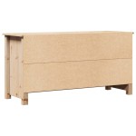 vidaXL Comodă TV, 103x36,5x52 cm, lemn masiv de pin vidaXL Comodă TV, 103x36,5x52 cm, lemn masiv de pin