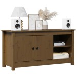 vidaXL Comodă TV, maro miere, 103x36,5x52 cm, lemn masiv de pin vidaXL Comodă TV, maro miere, 103x36,5x52 cm, lemn masiv de pin