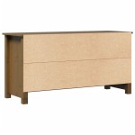 vidaXL Comodă TV, maro miere, 103x36,5x52 cm, lemn masiv de pin vidaXL Comodă TV, maro miere, 103x36,5x52 cm, lemn masiv de pin