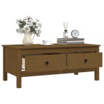 vidaXL Măsuță de cafea, maro miere, 120x50x40,5 cm, lemn masiv de pin vidaXL Măsuță de cafea, maro miere, 120x50x40,5 cm, lemn masiv de pin