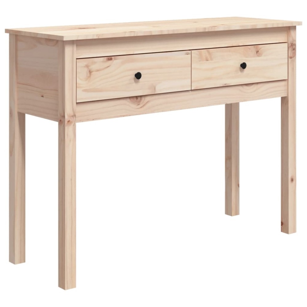 vidaXL Masă consolă, 100x35x75 cm, lemn masiv de pin