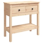 vidaXL Masă consolă, 75x35x75 cm, lemn masiv de pin vidaXL Masă consolă, 75x35x75 cm, lemn masiv de pin