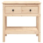 vidaXL Masă consolă, 75x35x75 cm, lemn masiv de pin vidaXL Masă consolă, 75x35x75 cm, lemn masiv de pin