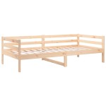 vidaXL Pat de zi fără saltea, 80x200 cm, lemn masiv pin vidaXL Pat de zi fără saltea, 80x200 cm, lemn masiv pin