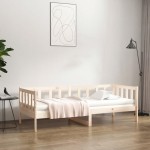 vidaXL Pat de zi fără saltea, 80x200 cm, lemn masiv pin