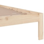 vidaXL Cadru de pat fără saltea, 120x200 cm, lemn masiv