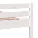 vidaXL Cadru de pat King Size, alb, 150x200 cm, lemn masiv vidaXL Cadru de pat King Size, alb, 150x200 cm, lemn masiv