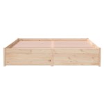 vidaXL Cadru de pat King Size, 150x200 cm, lemn masiv vidaXL Cadru de pat King Size, 150x200 cm, lemn masiv