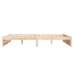 vidaXL Cadru de pat King Size, 150x200 cm, lemn masiv vidaXL Cadru de pat King Size, 150x200 cm, lemn masiv