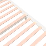 vidaXL Cadru de pat King Size, alb, 150x200 cm, lemn masiv vidaXL Cadru de pat King Size, alb, 150x200 cm, lemn masiv