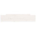 vidaXL Sertare pentru pat, 2 buc., alb, lemn masiv de pin