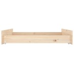 vidaXL Sertare pentru pat, 2 buc., lemn masiv de pin vidaXL Sertare pentru pat, 2 buc., lemn masiv de pin