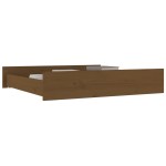 vidaXL Sertare pentru pat, 2 buc., maro miere, lemn masiv de pin vidaXL Sertare pentru pat, 2 buc., maro miere, lemn masiv de pin